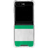 Nigeria Flag Distressed Galaxy Z Flip5 5G Clear Case